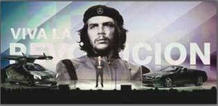 Reflection about capitalist propaganda and its disfiguration of Ernesto Che Guevara ́s image.